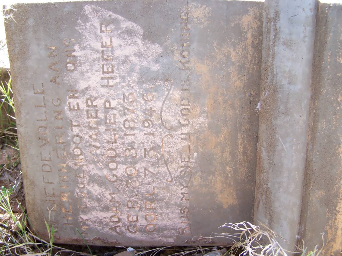 HEFER Adam Godliep 1873-1946