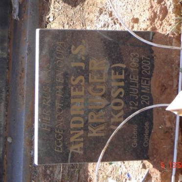 KRUGER Andries J.S. 1953-2007