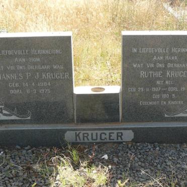 KRUGER Johannes P.J. 1904-1975 &amp; Ruthie NEL 1907-1965