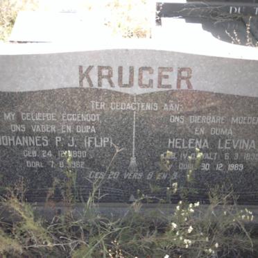 KRUGER Johannes P.J. 1890-1962 &amp; Helena Levina van der WALT 1898-1989