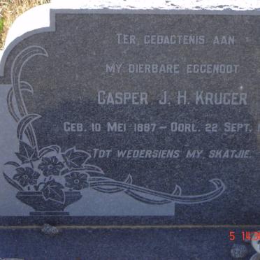KRUGER Casper J.H. 1887-1956