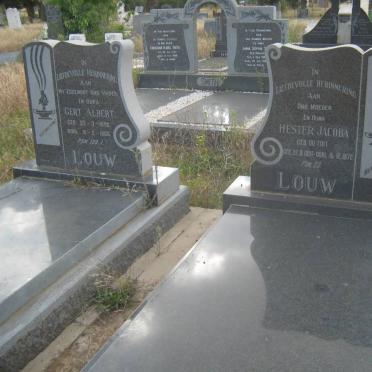 LOUW Gert Albert 1896-1966 &amp; Hester Jacoba du TOIT 1897-1972 