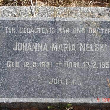 NELSKI Johanna Maria 1921-1958