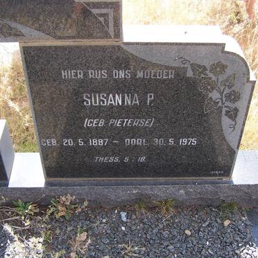 NEL Louis W.A. 1878-1967 &amp; Susanna P. PIETERSE 1887-1975