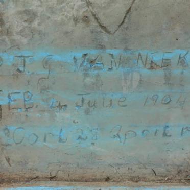 NIEKERK P.J.G., van 1904-1918