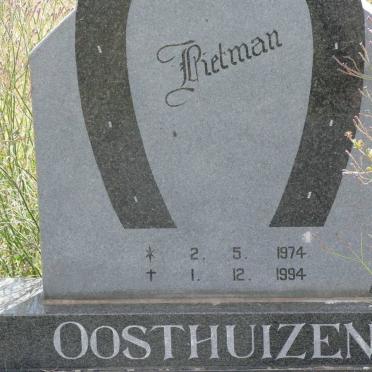 OOSTHUIZEN Pietman 1974-1994