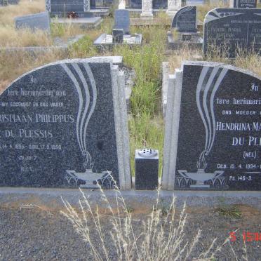 PLESSIS Christiaan Philippus, du 1895-1950 &amp; Hendrina Magdalena NEL 1894-1980