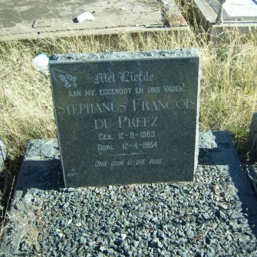PREEZ Stephanus Francois, du 1863-1954