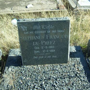 PREEZ Stephanus Francois, du 1863-1954