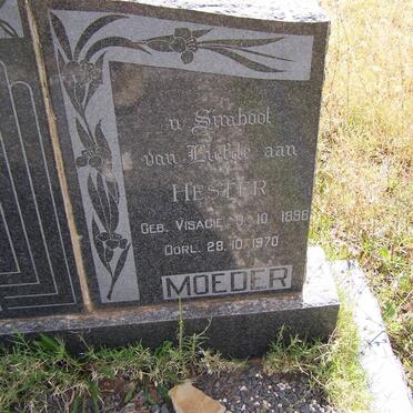 PIENAAR Hester nee VISAGIE 1896-1970