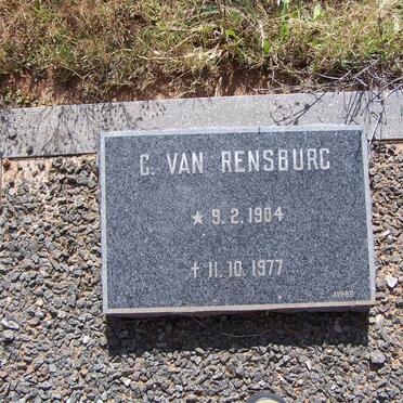 RENSBURG C., van 1904-1977