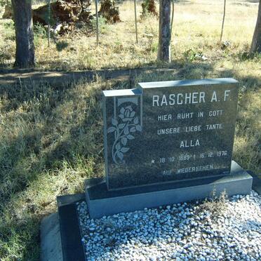 RASCHER A.F. 1889-1976