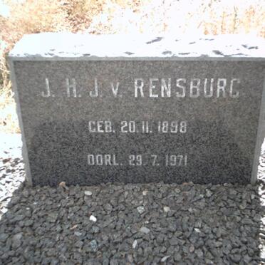 RENSBURG J.H., J.v. 1898-1971