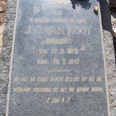 ROOY J.C., van 1879-1947 &amp; A.C. 1887-1963