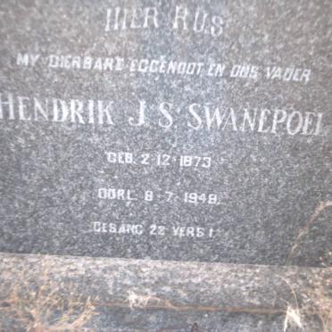 SWANEPOEL Hendrik J.S. 1873-1948