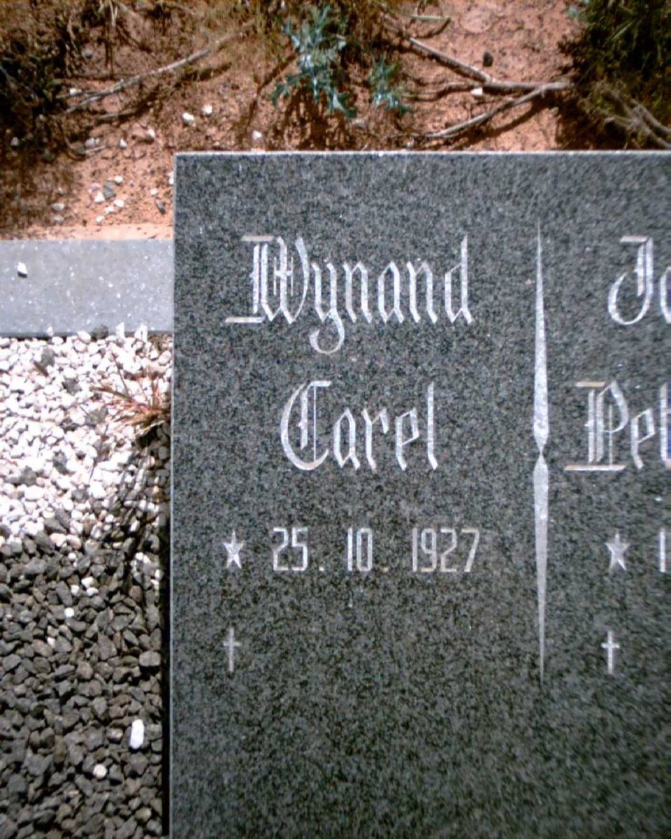 SCHOLTZ Wynand Carel 1927-