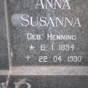 STEENKAMP Andreas Petrus 1886-1971 &amp; Anna Susanna HENNING 1894-1980 