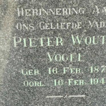 VOGEL Pieter Wouter 1872-1949