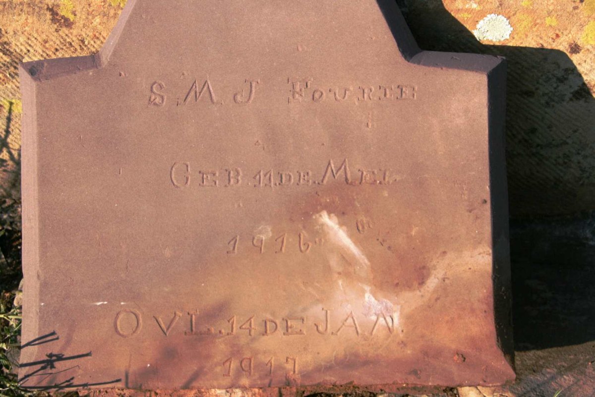 FOURIE S.M.J 1916-1917