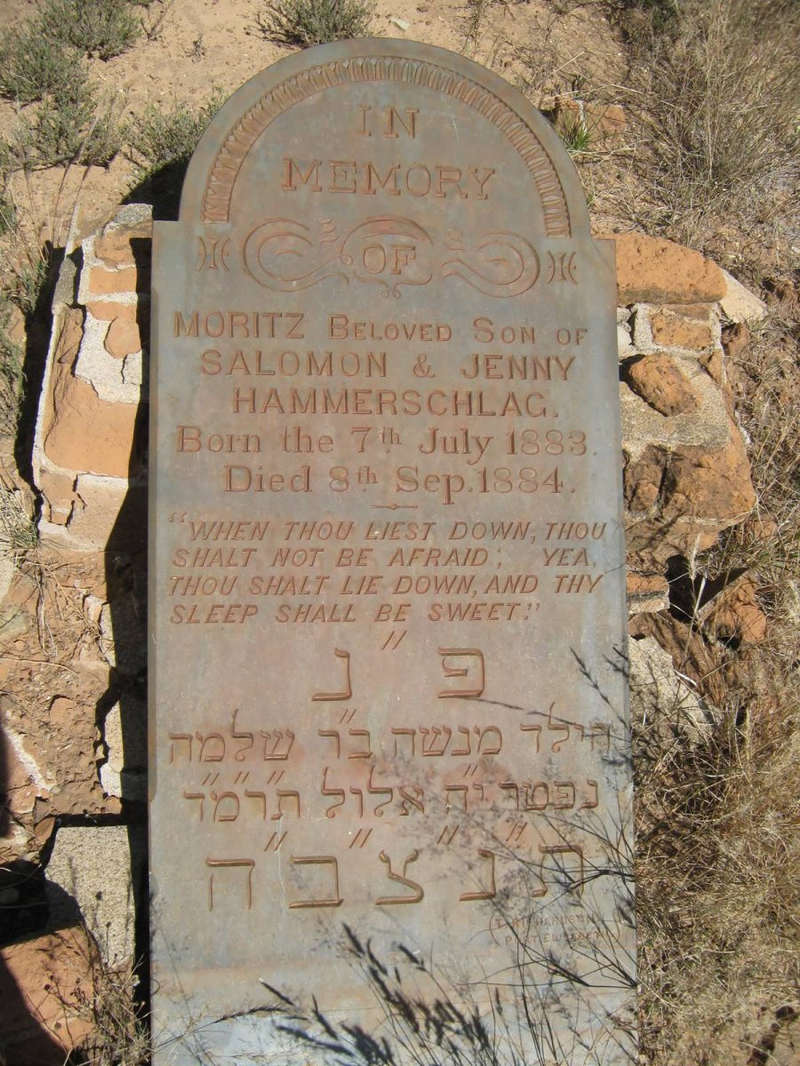 HAMMERSCHLAG Moritz 1883-1884