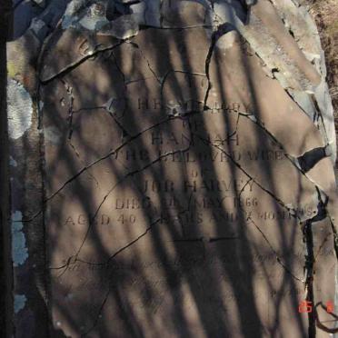 HARVEY Hannah  -1866