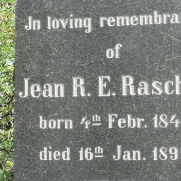 RASCHER Jean R.E. 1848-1895