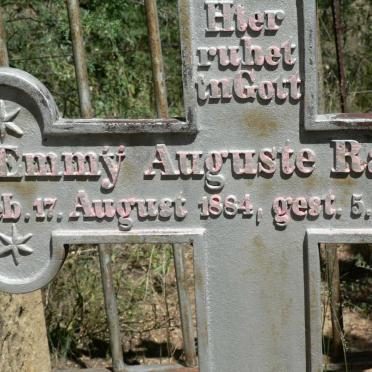 RASCHER Emmy Auguste 1884-1891