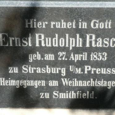 RASCHER Ernst Rudolph 1853-1904