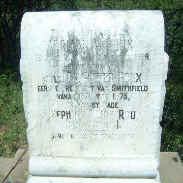 ROUX Adriaan V. 1854-1939 