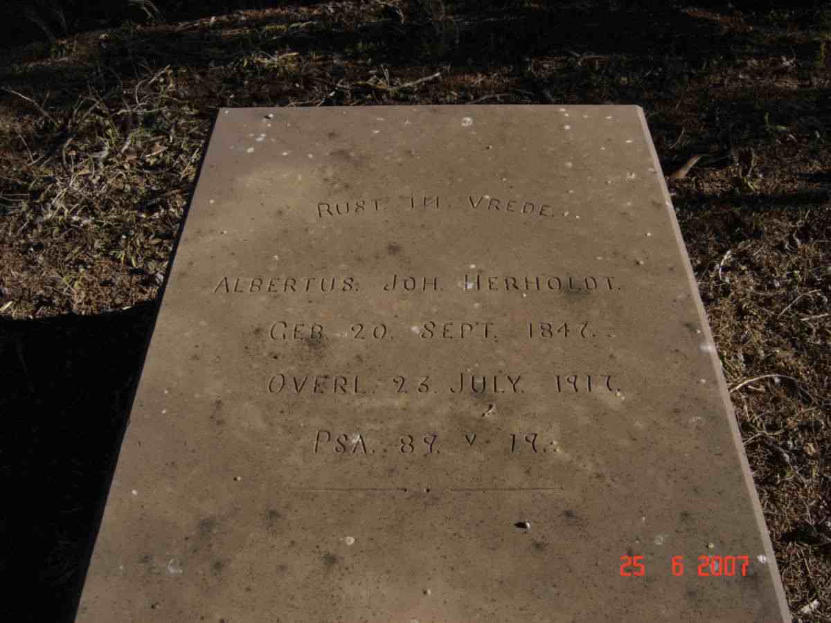 HERHOLDT Albertus Joh. 1847-1917