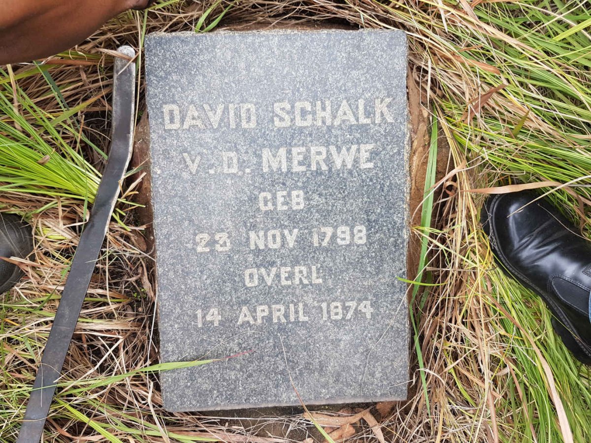 MERWE David Schalk, v.d. 1798-1874