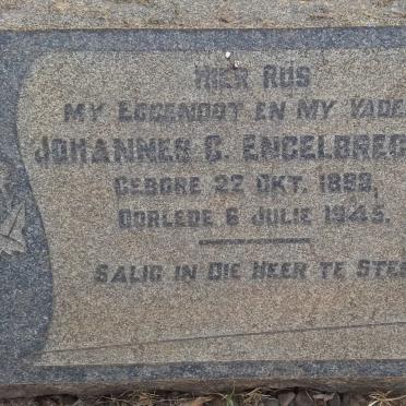 ENGELBRECHT Johannes C. 1898-1945