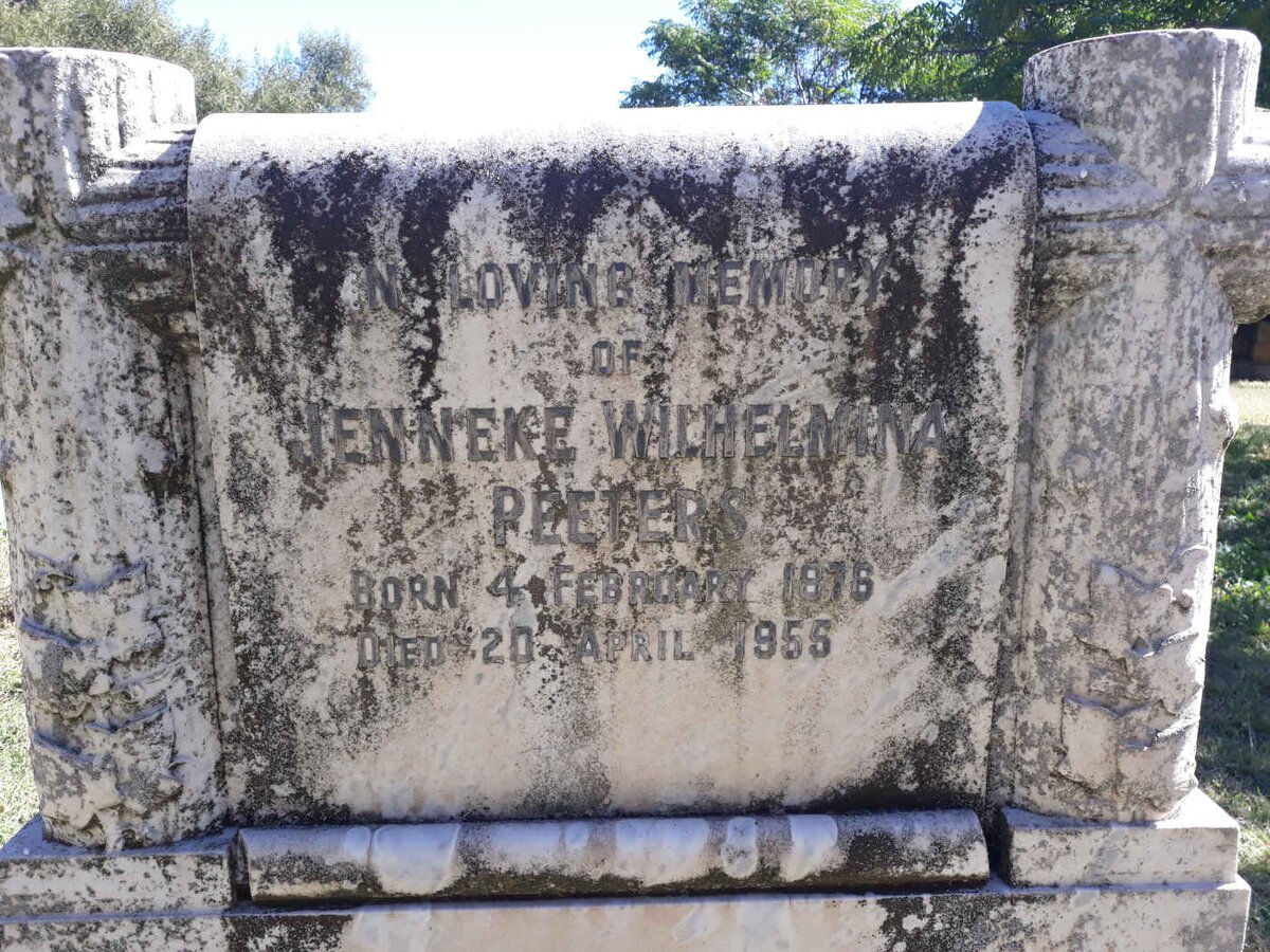PEETERS Jenneke Wilhelmina 1876-1955