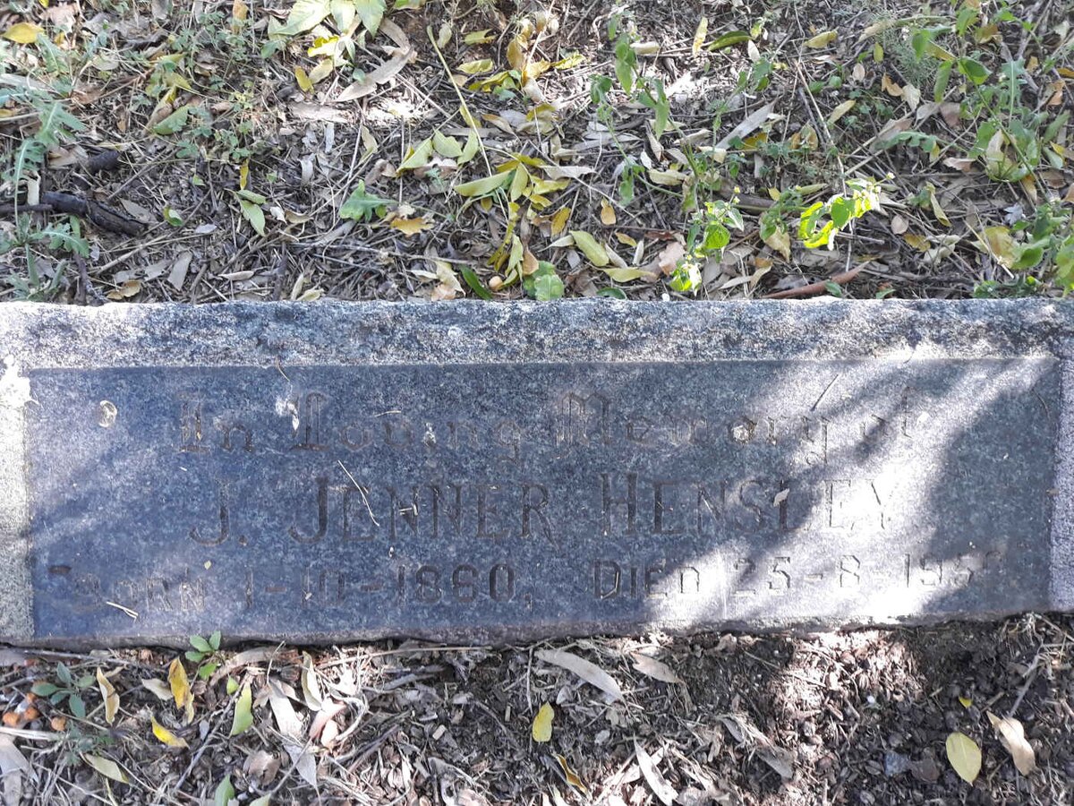 HENSLEY J. Jenner 1860-195?