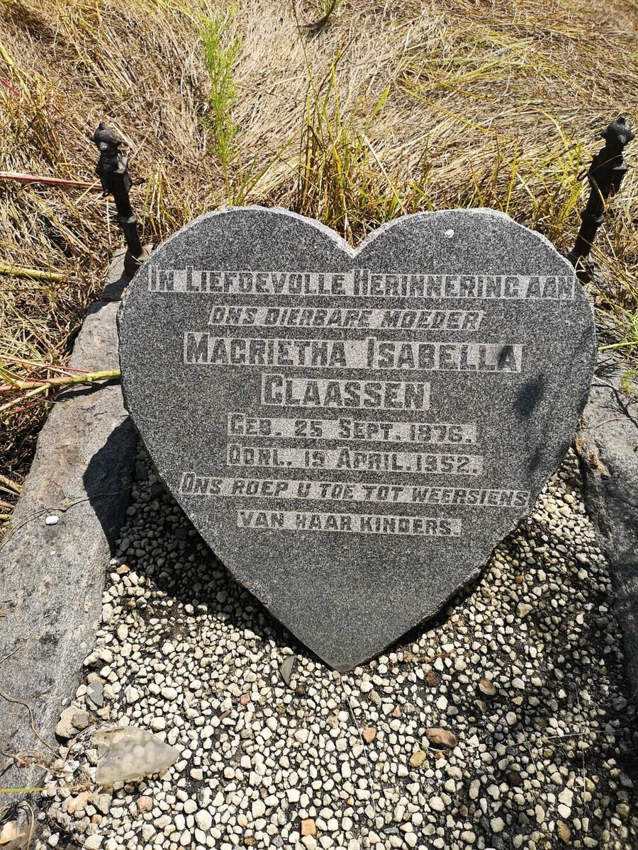 CLAASSEN Magrietha Isabella 1876-1952