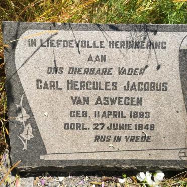 ASWEGEN Carl Hercules Jacobus, van 1893-1949