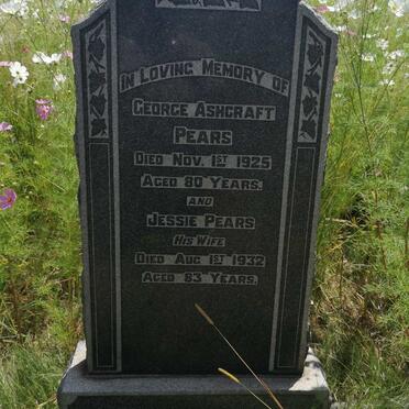 PEARS George Ashcraft -1925 &amp; Jessie -1932