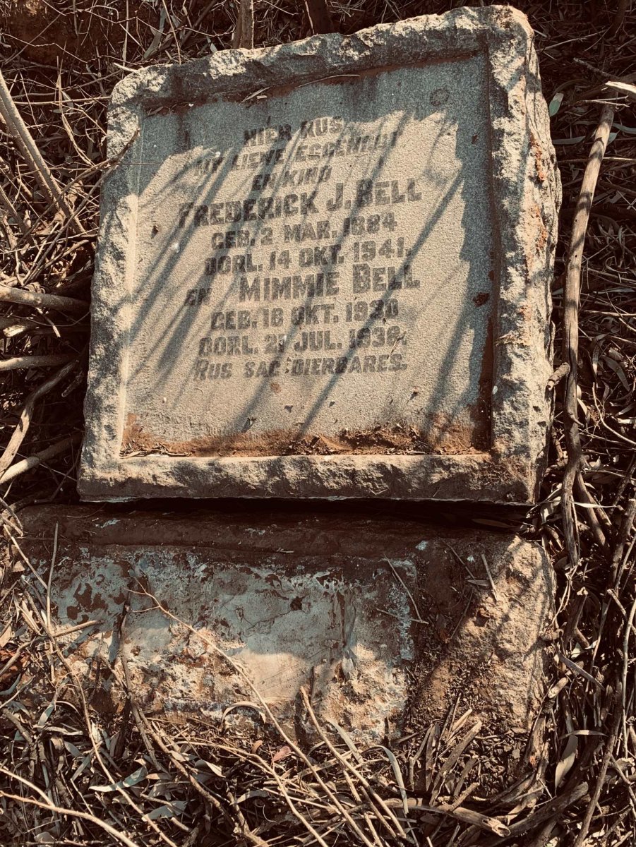 BELL Frederick J. 1884-1941 :: BELL Mimmie 1930-1938