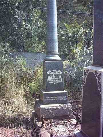 CLAASSEN Louis Hendrik 1841-1920