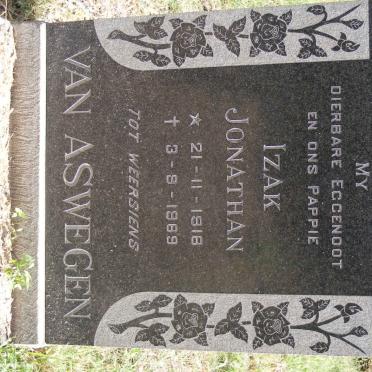 ASWEGEN Izak Jonathan, van 1916-1969