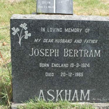 ASKHAM Joseph Bertram 1924-1965