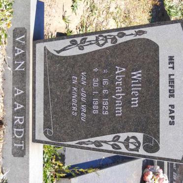 AARDT Willem Abraham, van 1929-1988