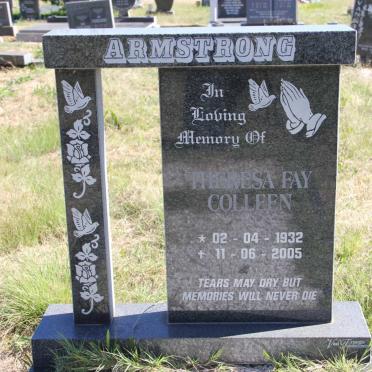 ARMSTRONG Theresa Fay Colleen 1932-2005
