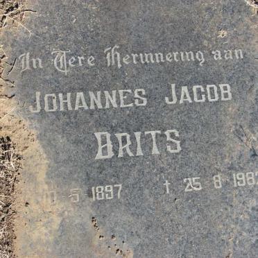 BRITS Johannes Jacob 1897-1982