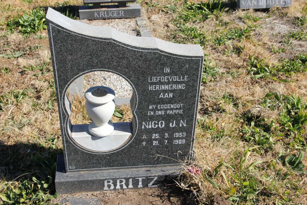 BRITZ Nico J.N. 1953-1989