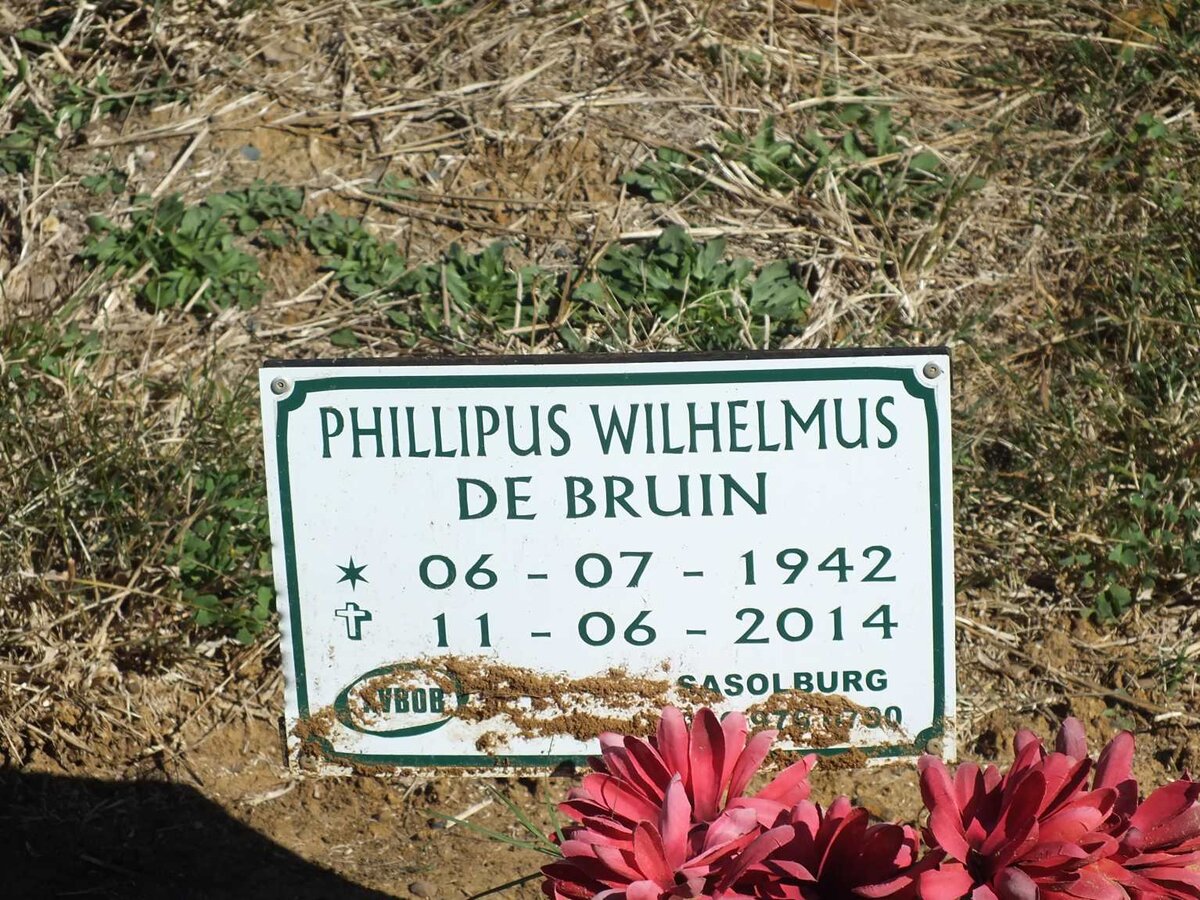 BRUIN Phillipus Wilhelmus, de 1942-2014