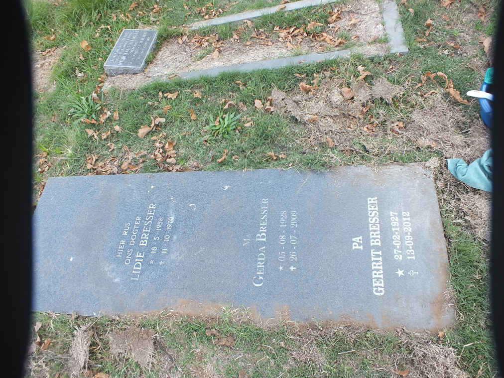 BRESSER Gerrit 1927-2012 &amp; Gerda 1928-2009 :: BRESSER Lidie 1958-1970