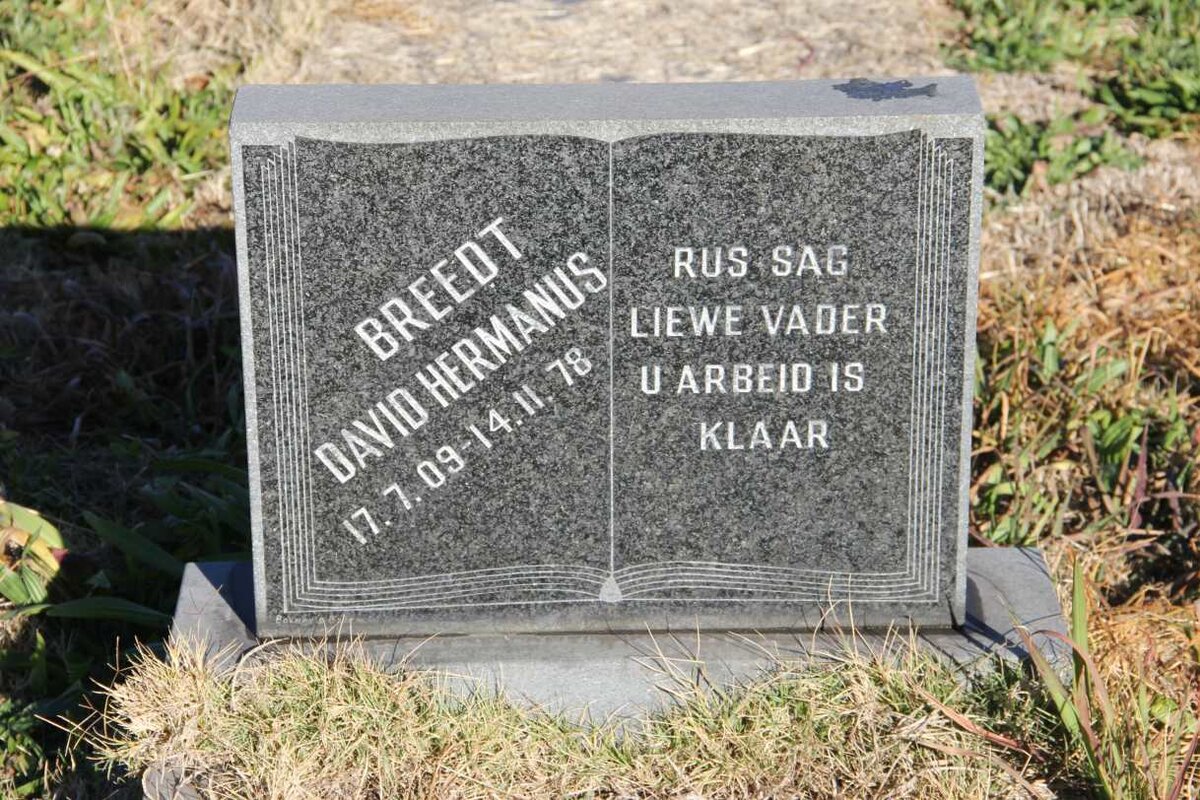 BREEDT David Hermanus 1909-1978