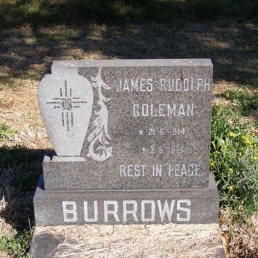BURROWS James Rudolph Coleman 1914-1974