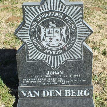 BERG Johan, van den 1944-1993